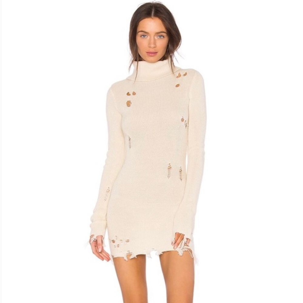 NWT Lovers + Friends M Turtleneck Sweaterdress